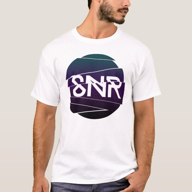 T-shirt do logotipo de SNR (Frente)