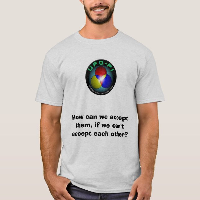 T-shirt do logotipo de UFO-PI (Frente)