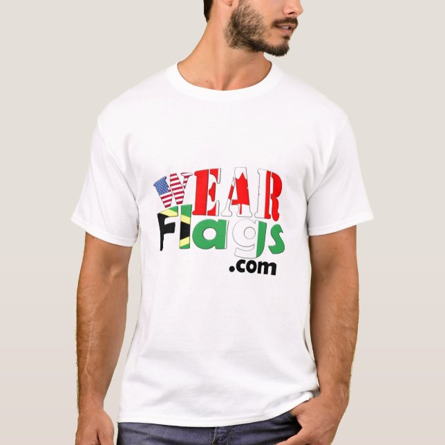 T-shirt do logotipo de WearFlags (Frente)