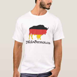 T-shirt do logotipo do bisonte dos homens