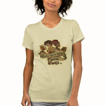 T-shirt do logotipo do clube de leitura