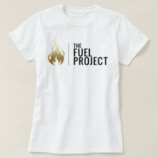 T-shirt do logotipo do combustível