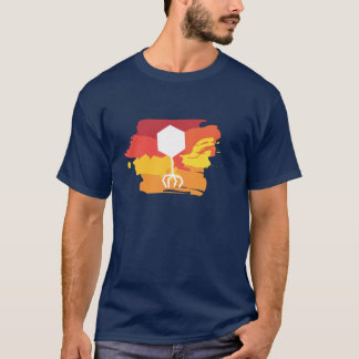 T-shirt do logotipo do fago (Multi-Cor;
