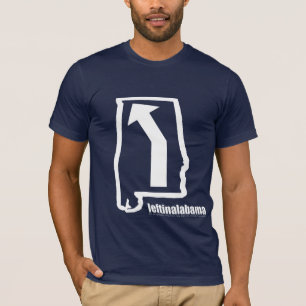 T-shirt do logotipo do mapa de LIA
