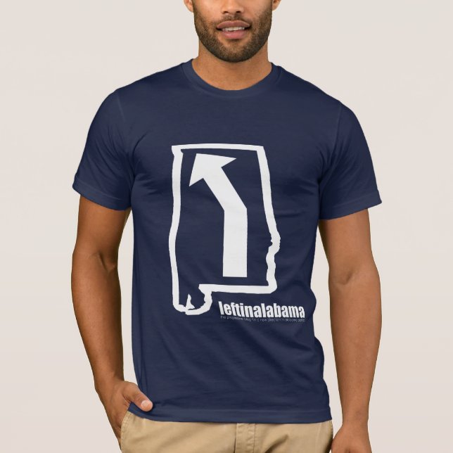 T-shirt do logotipo do mapa de LIA (Frente)