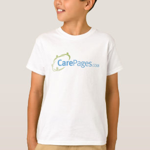 t-shirt do logotipo do miúdo de CarePages.com
