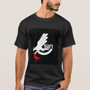 T-shirt do logotipo do pecado