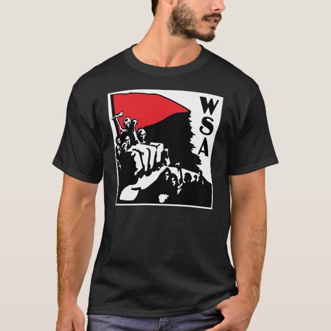 t-shirt do logotipo do wsa (Frente)