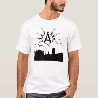 t-shirt do logotipo do wsm