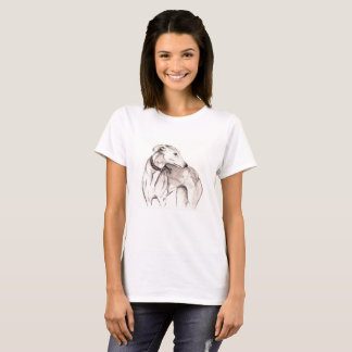 T-shirt do Lurcher do galgo