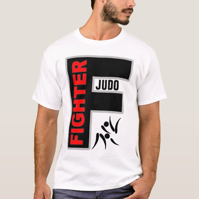 T-shirt do LUTADOR da ELITE do JUDO (Frente)