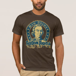 T-shirt do lutador da liberdade de Sam Adams