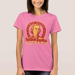 T-shirt do lutador da liberdade de Sam Adams