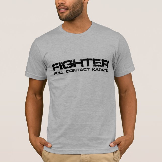 T-shirt do lutador do karaté (Frente)