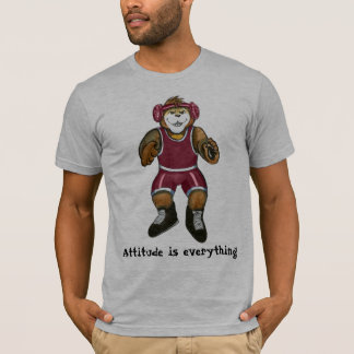 T-shirt do lutador - equipe marrom