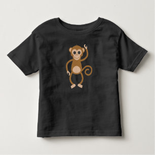 T-shirt do macaco da criança do menino