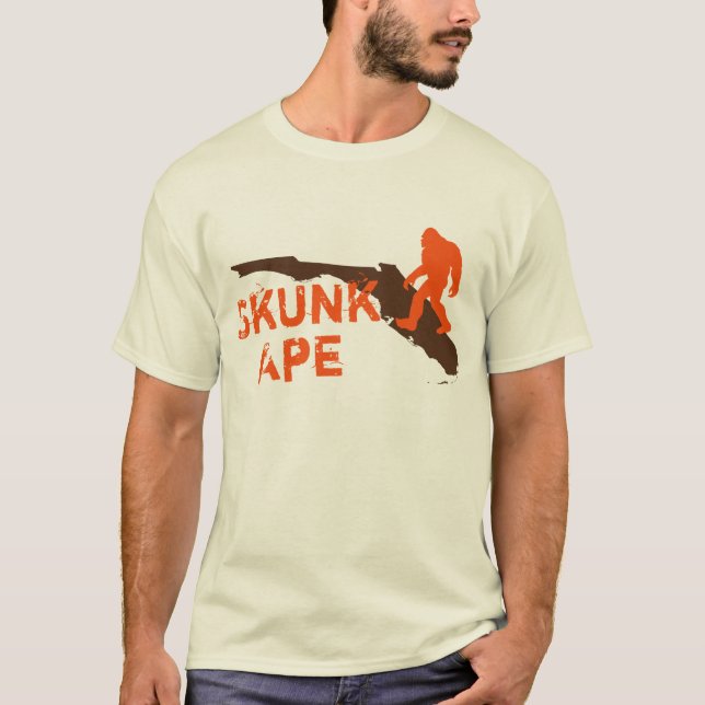 T-shirt do macaco da jaritataca (Frente)