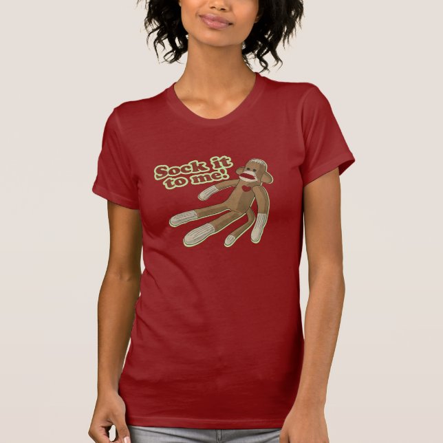 T-shirt do macaco da peúga (Frente)