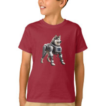 T-Shirt do Malamute Robot Kid