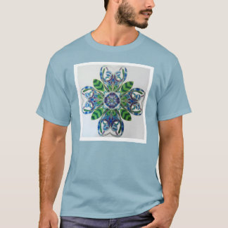 T-shirt Do "mandala da crista Passionflower" por Aaron