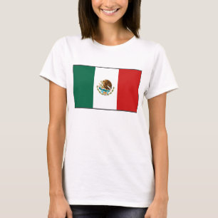 T-shirt do mapa da bandeira x de México