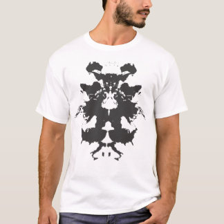 T-shirt do mapa do mundo de Rorschach
