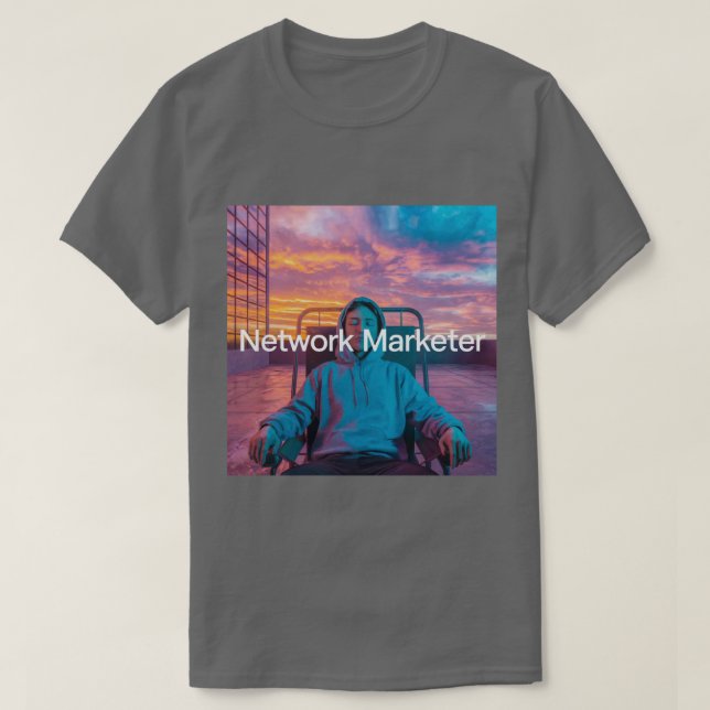 T-Shirt do Marcador de Rede Sunrise (Frente do Design)