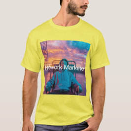 T-Shirt do Marcador de Rede Sunrise