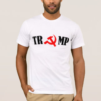 T-shirt do martelo e da foice do trunfo