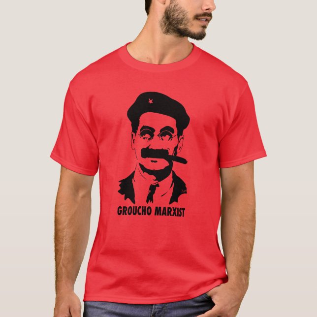 T-shirt do marxista de Groucho (Frente)