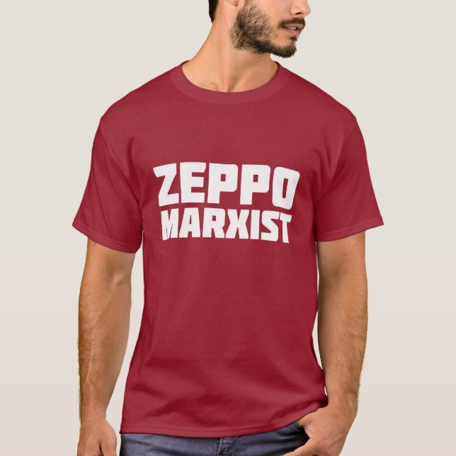 T-shirt do MARXISTA de ZEPPO (Frente)