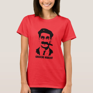 T-shirt do marxista do Groucho das mulheres