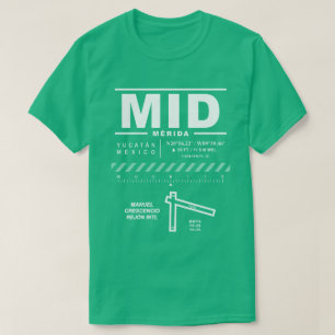 T-shirt do MÉDIO do aeroporto internacional de
