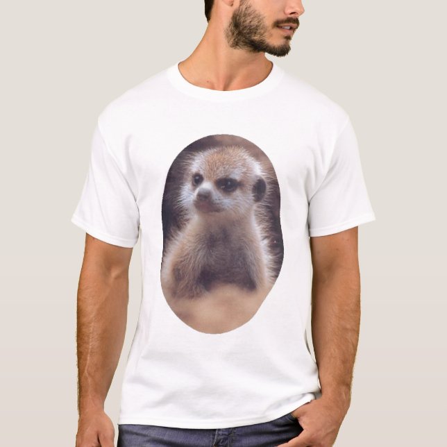 t-shirt do meerkat (Frente)