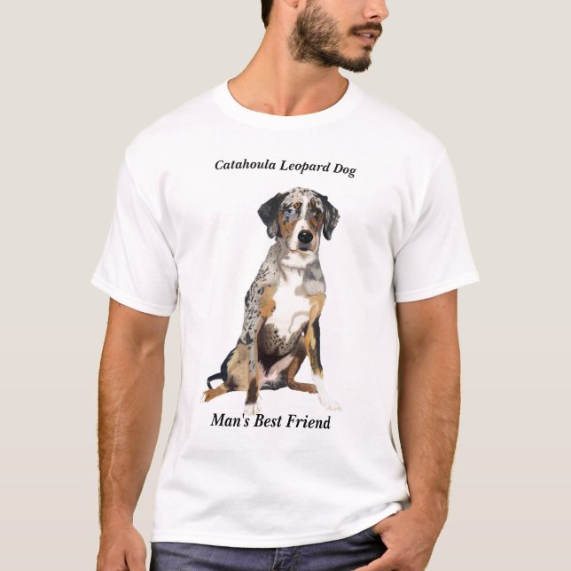 T-shirt do melhor amigo do homem de Catahoula (Frente)