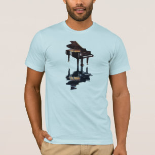 T-shirt do melómano do PIANO DE CAUDA