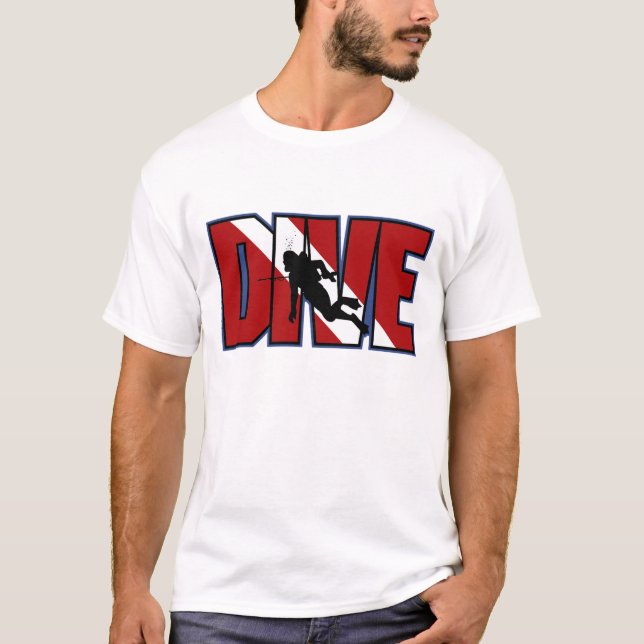 T-shirt do mergulho (Frente)