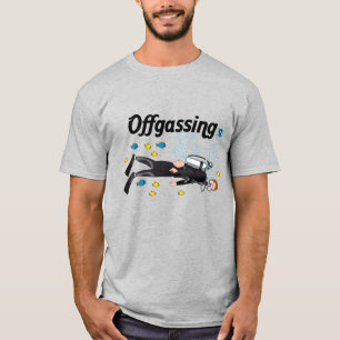 T-shirt do mergulho autónomo da Fora-Gasificaçã