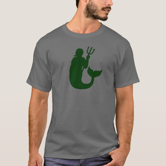 T-shirt do Merman dos homens (Frente)