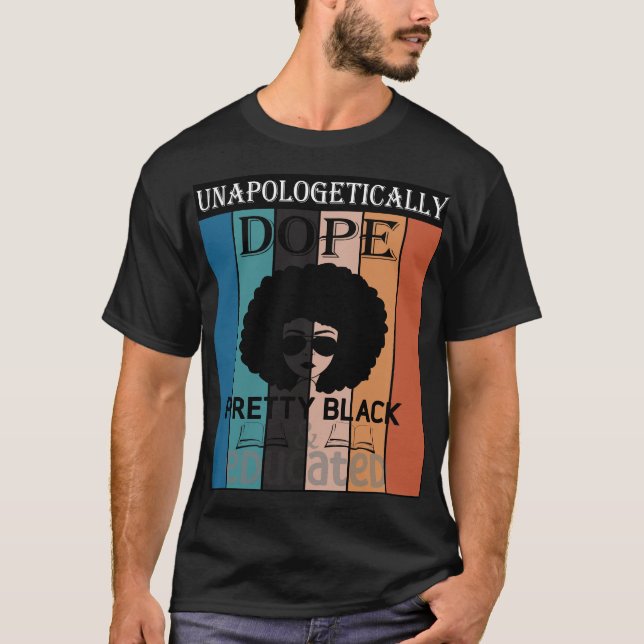 t-shirt do mês da história negra (Frente)