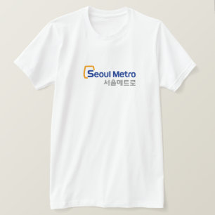 T-shirt do metro do metro de Seoul Coreia