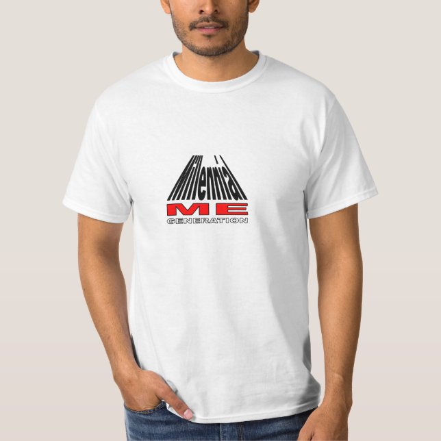 T-shirt do milênio. Geração Y (Frente)