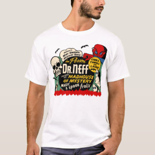 T-shirt do mistério do vintage "Madhouse"