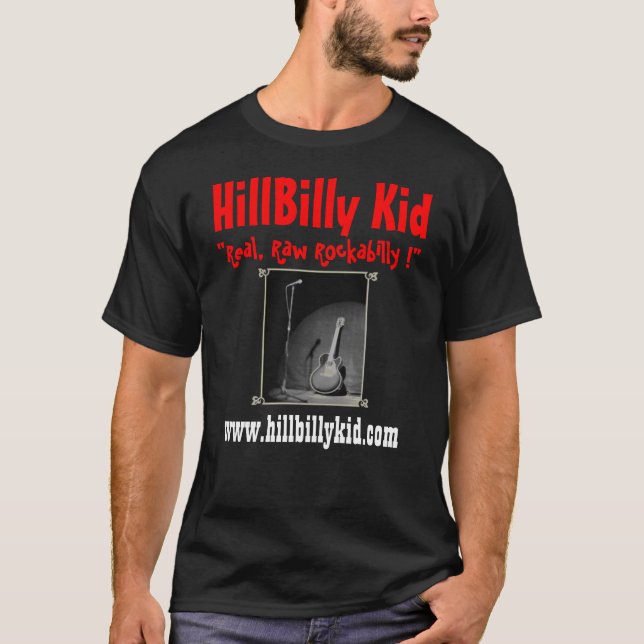 T-shirt do miúdo do HillBilly (Frente)