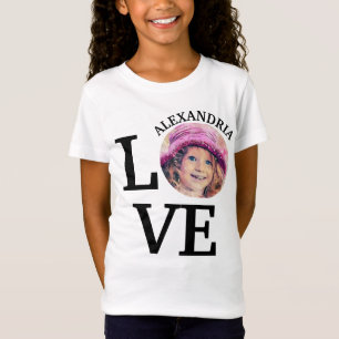T-Shirt do modelo de fotografia de amor personaliz
