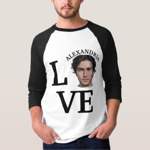 T-Shirt do modelo de fotografia de amor personaliz