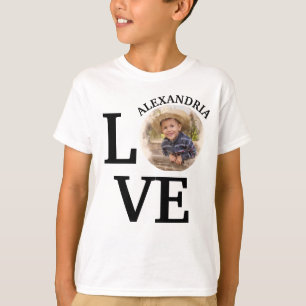 T-Shirt do modelo de fotografia de amor personaliz