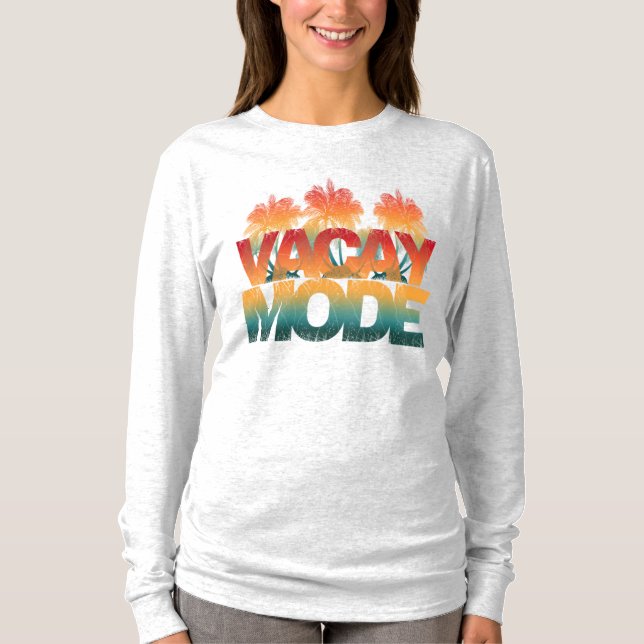 T-Shirt do modo de férias (Frente)