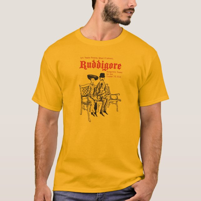 T-shirt do molde de Ruddigore (Frente)