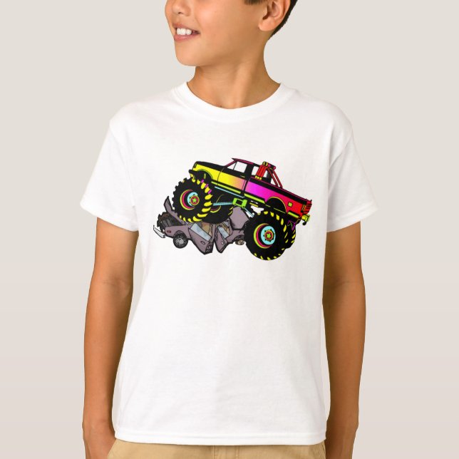 T-shirt do monster truck (Frente)